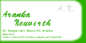 aranka neuvirth business card